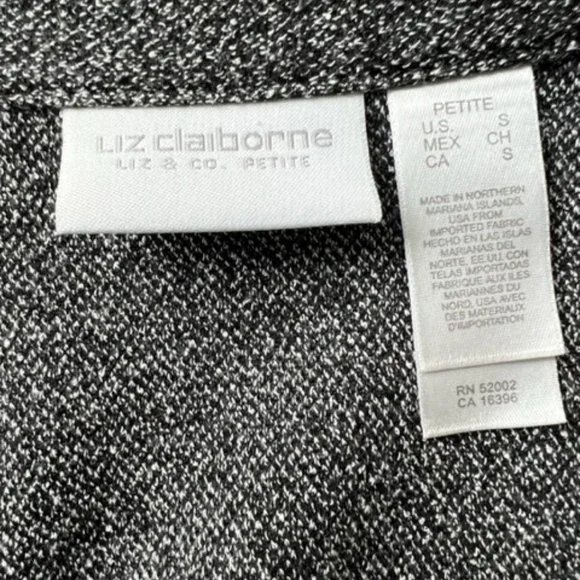 LIZ CLAIBORNE PETITE ZIPPERED JACKET - SIZE 4 - Picture 3 of 5